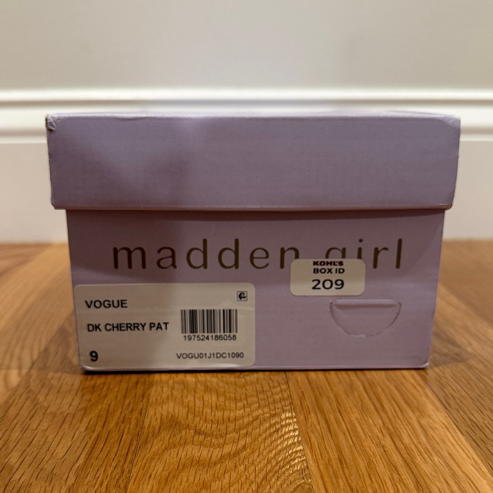 Madden Girl Burgundy Slingback Heels - Picture 4 of 4